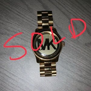 Michael Kors Runway Gold Tone Watch MK5473